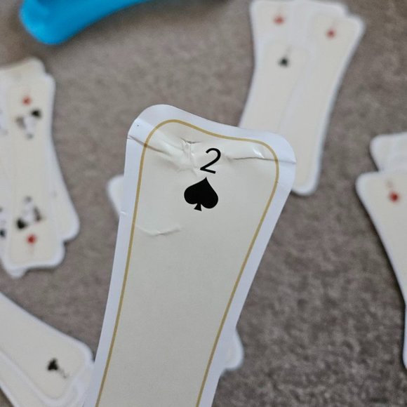 Vintage Umbra BowWow Playing Cards -Dog Bone Shaped Cards in Blue Case- Full Set - Picture 5 of 8